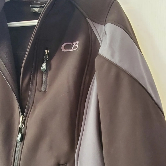 CB Sports Jacket Medium Ladies Black Fall Coat - Picture 2 of 7